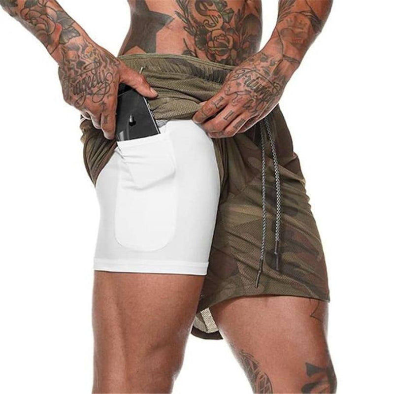 Shorts Para Treino 2 em 1 Esporte Air Effect